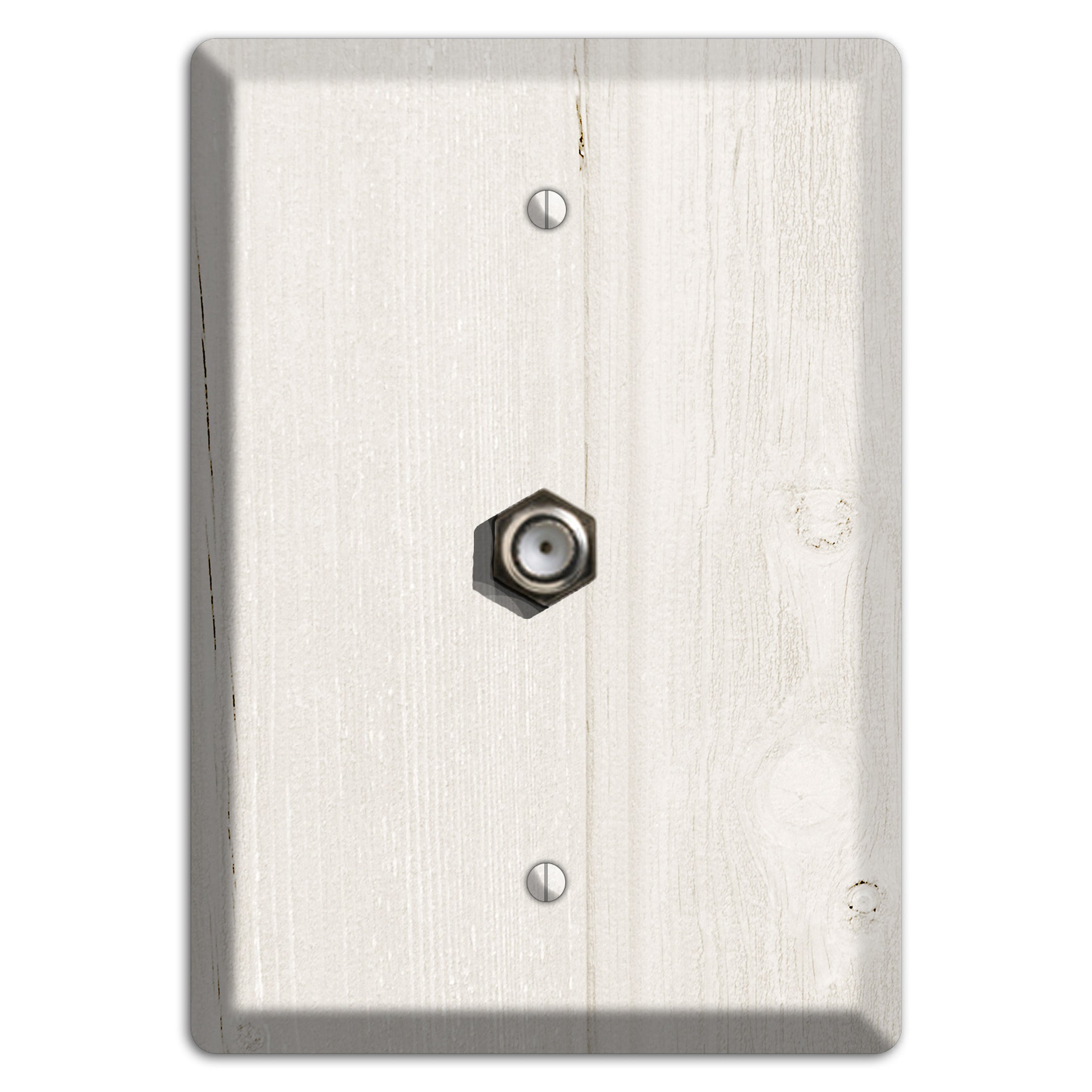 Spring Wood Antique Cable Wallplate