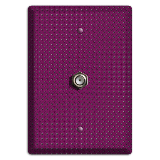 Purple Small Dots Cable Wallplate