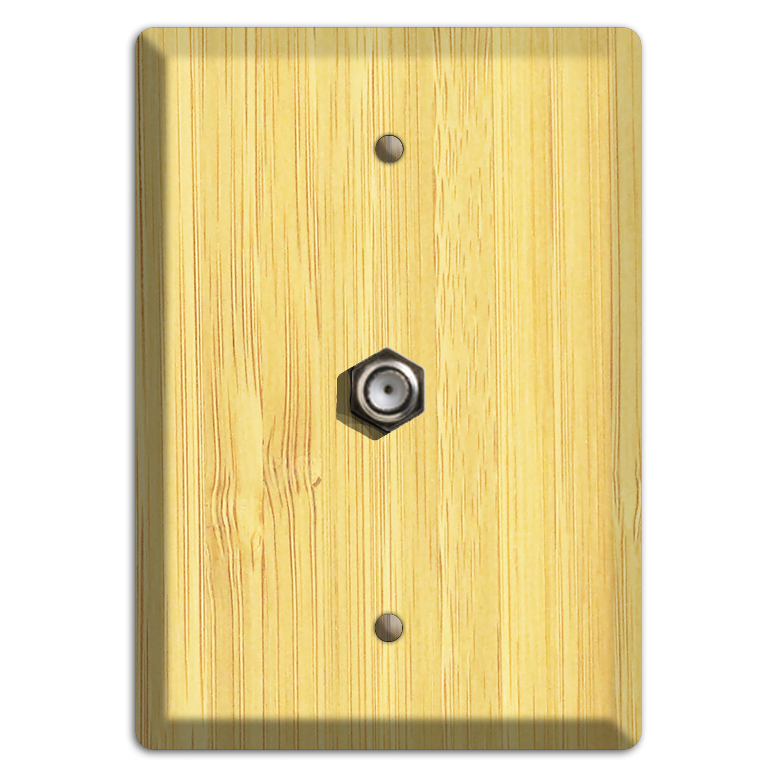 Natural Bamboo Wood Cable Hardware with Plate