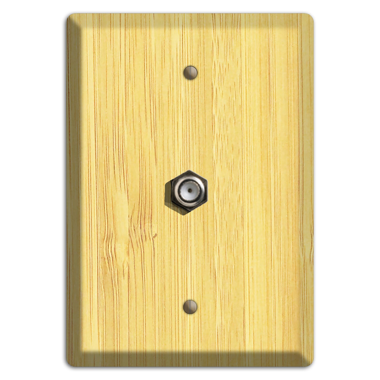 Natural Bamboo Wood Cable Hardware with Plate