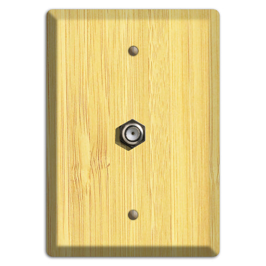 Natural Bamboo Wood Cable Hardware with Plate
