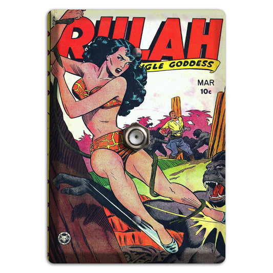 Rulah Goddess Vintage Comics Cable Wallplate