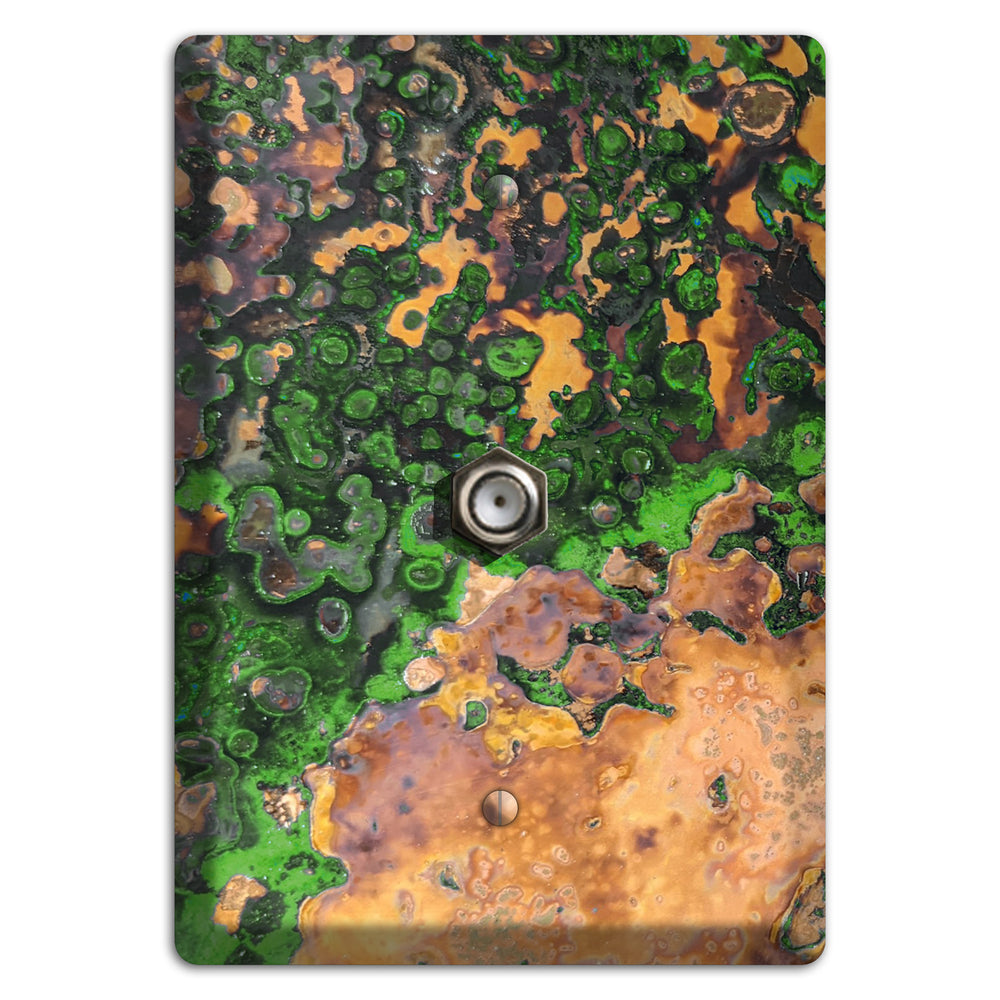 Copper Verdigris Cable Hardware with Plate