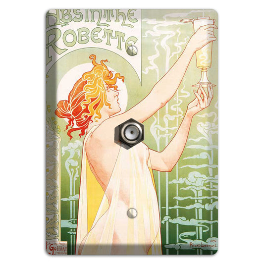 Absinthe Robette Vintage Poster Cable Wallplate