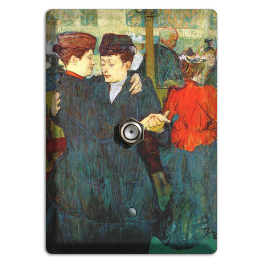 Waltzing Vintage Poster Cable Wallplate