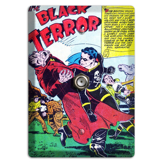 The Black Terror 2 Vintage Comics Cable Wallplate