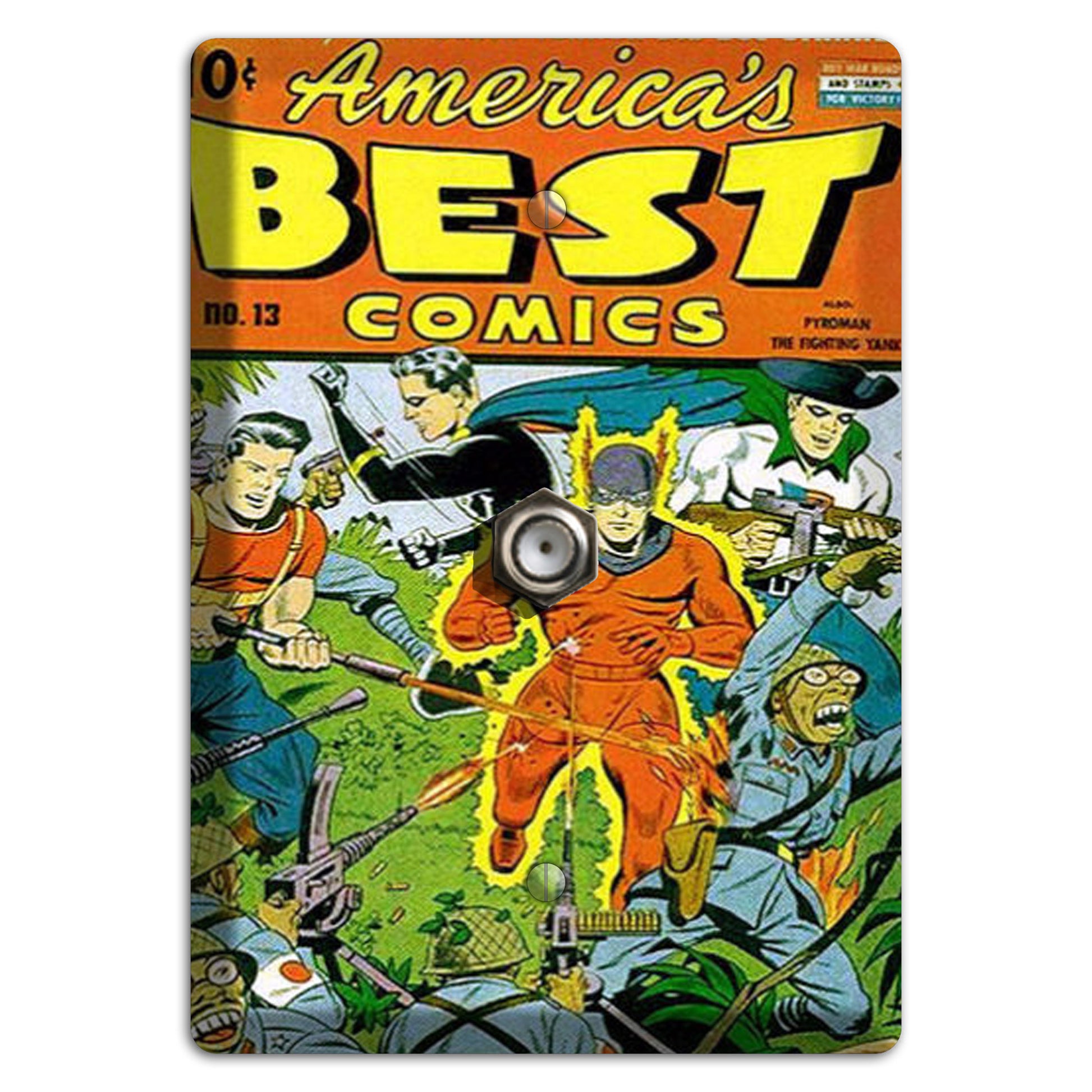 Doc Strange Vintage Comics Cable Wallplate