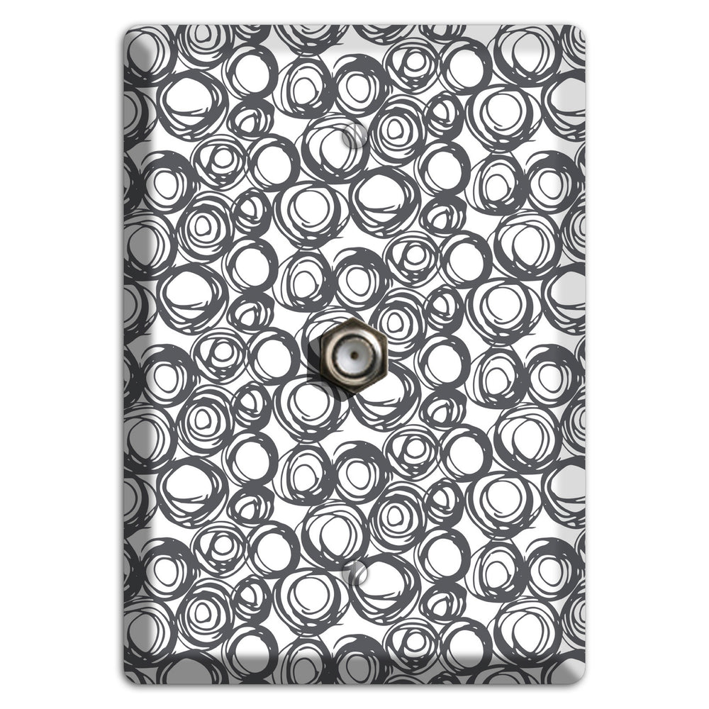 Abstract 24 Cable Wallplate