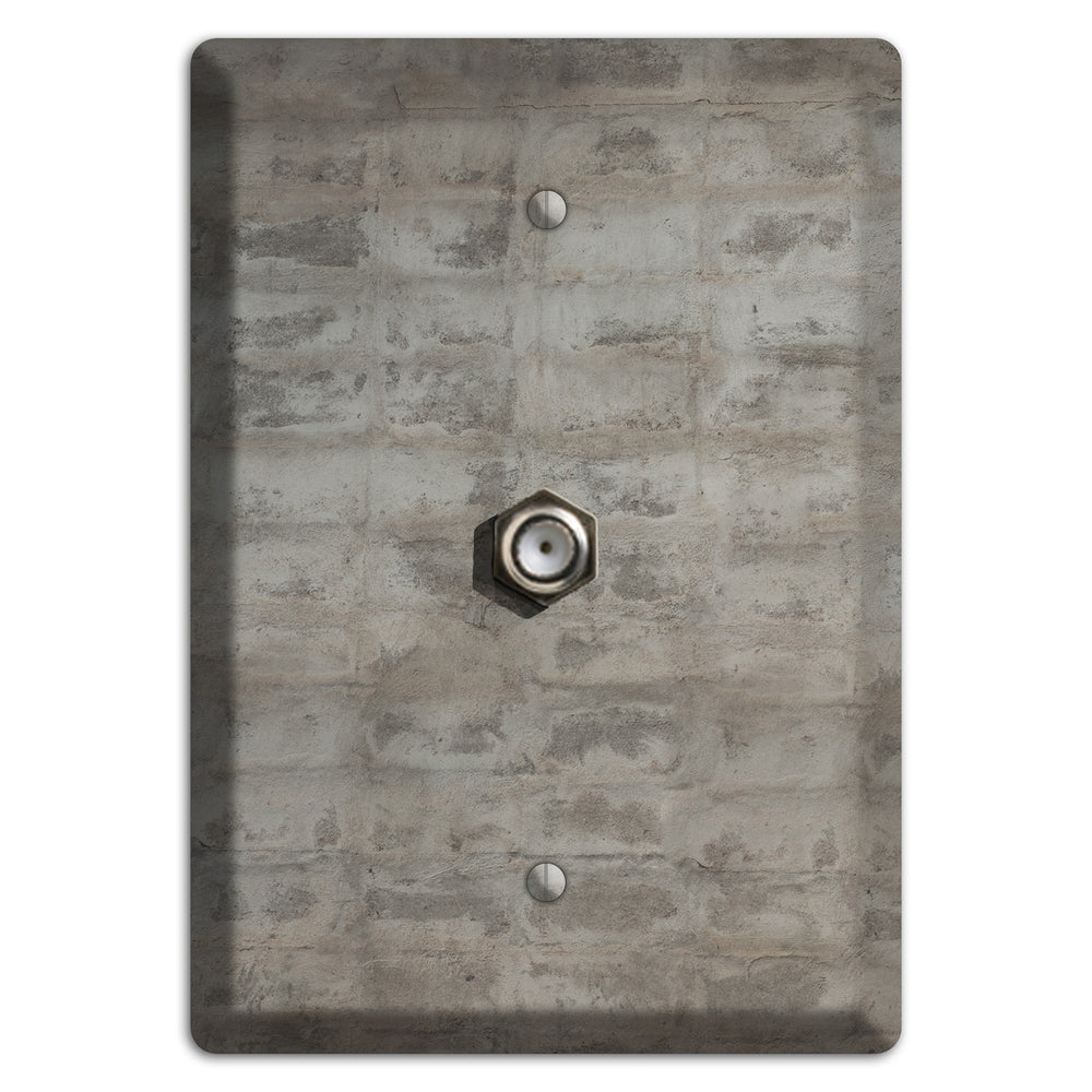 Old Concrete 16 Cable Wallplate