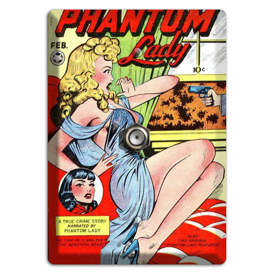Phantom Lady Vintage Comics Cable Wallplate