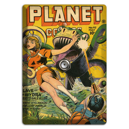 Planet Vintage Comics Cable Wallplate