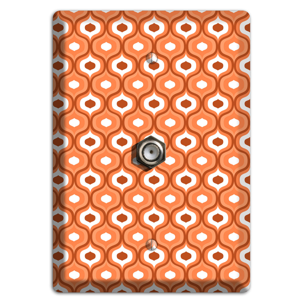 Coral Double Scallop Cable Wallplate