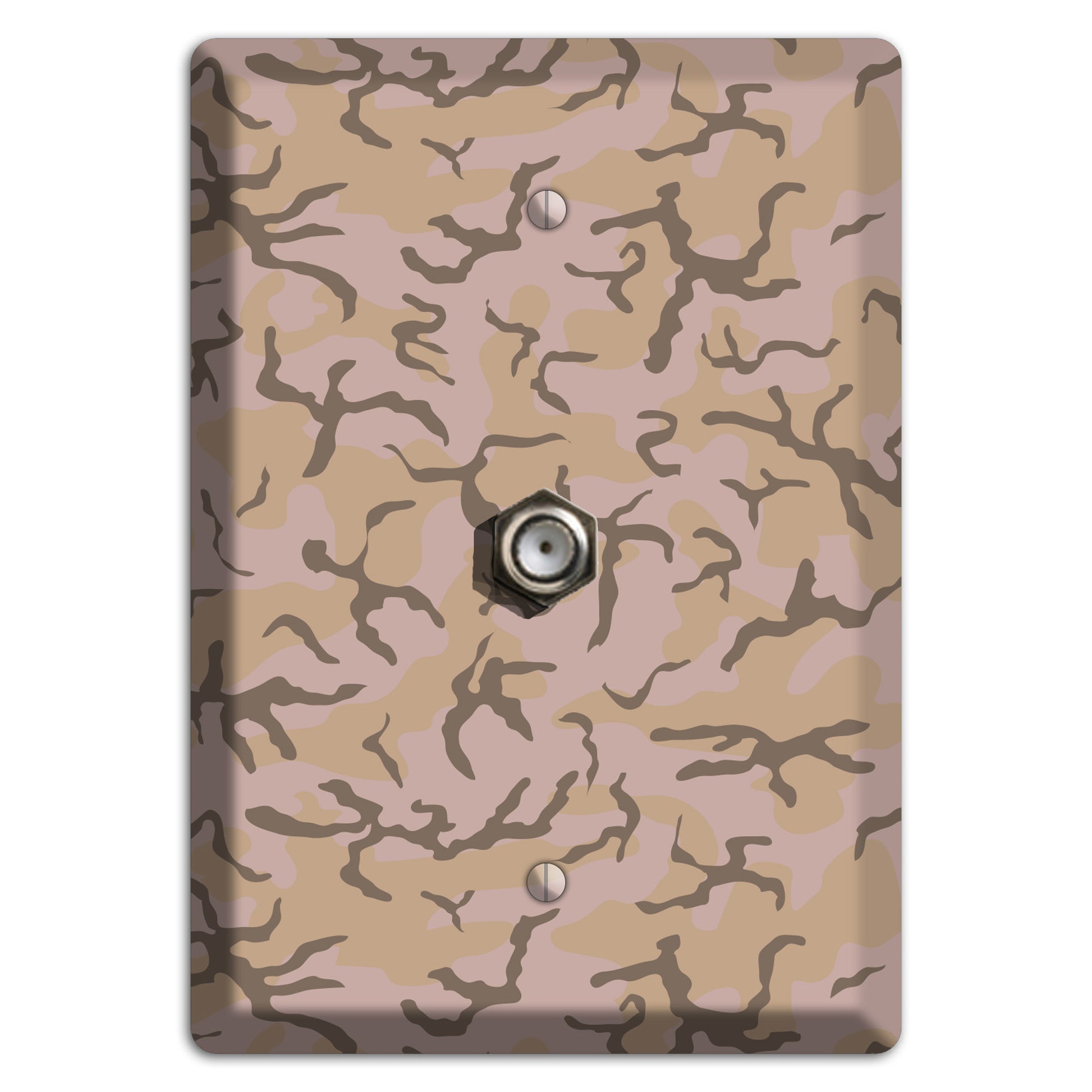Woodland Camo Cable Wallplate