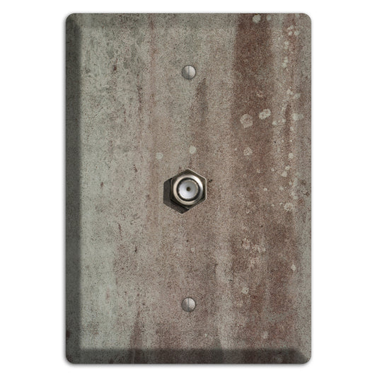Old Concrete 14 Cable Wallplate