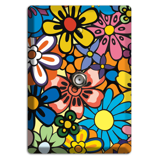 Flower Power Cable Wallplate