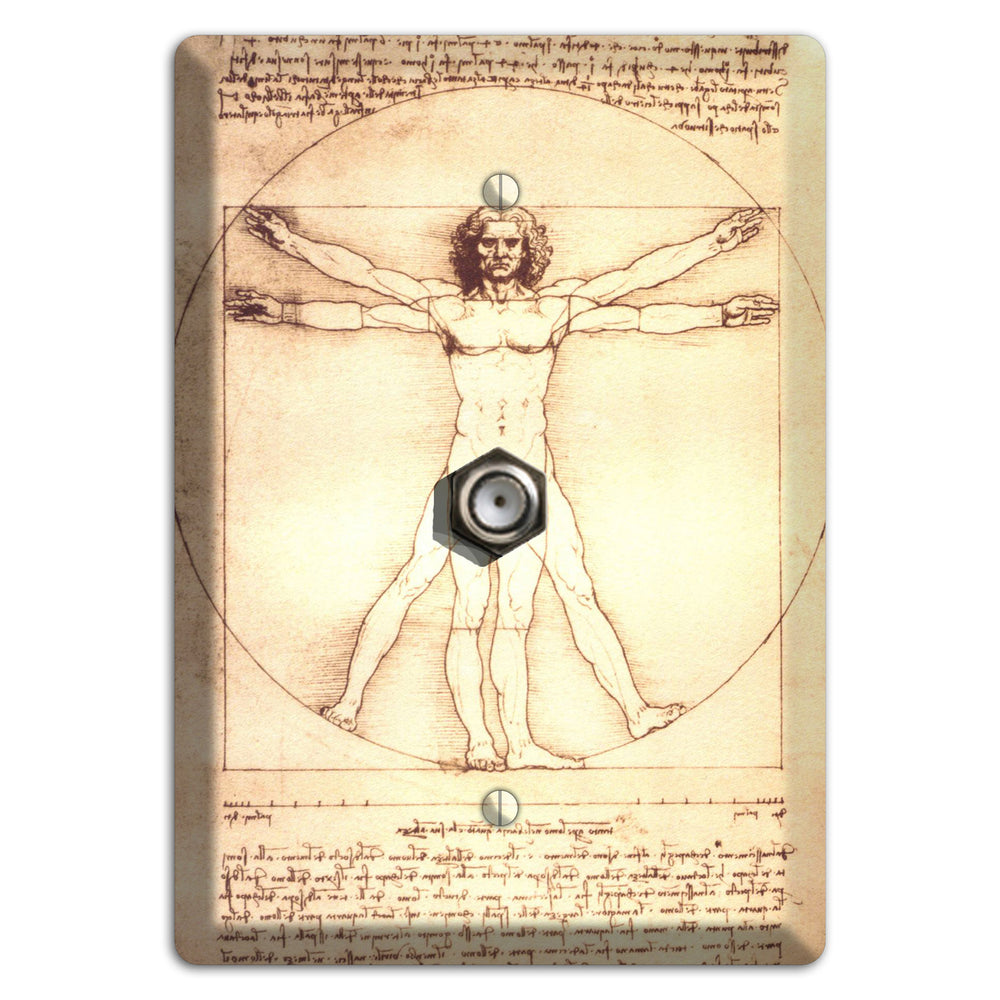 Da Vinci - Vitruvian Cable Wallplate