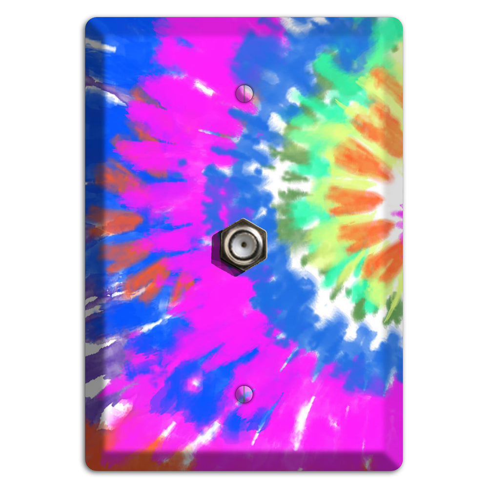 Tie Die Cable Wallplate