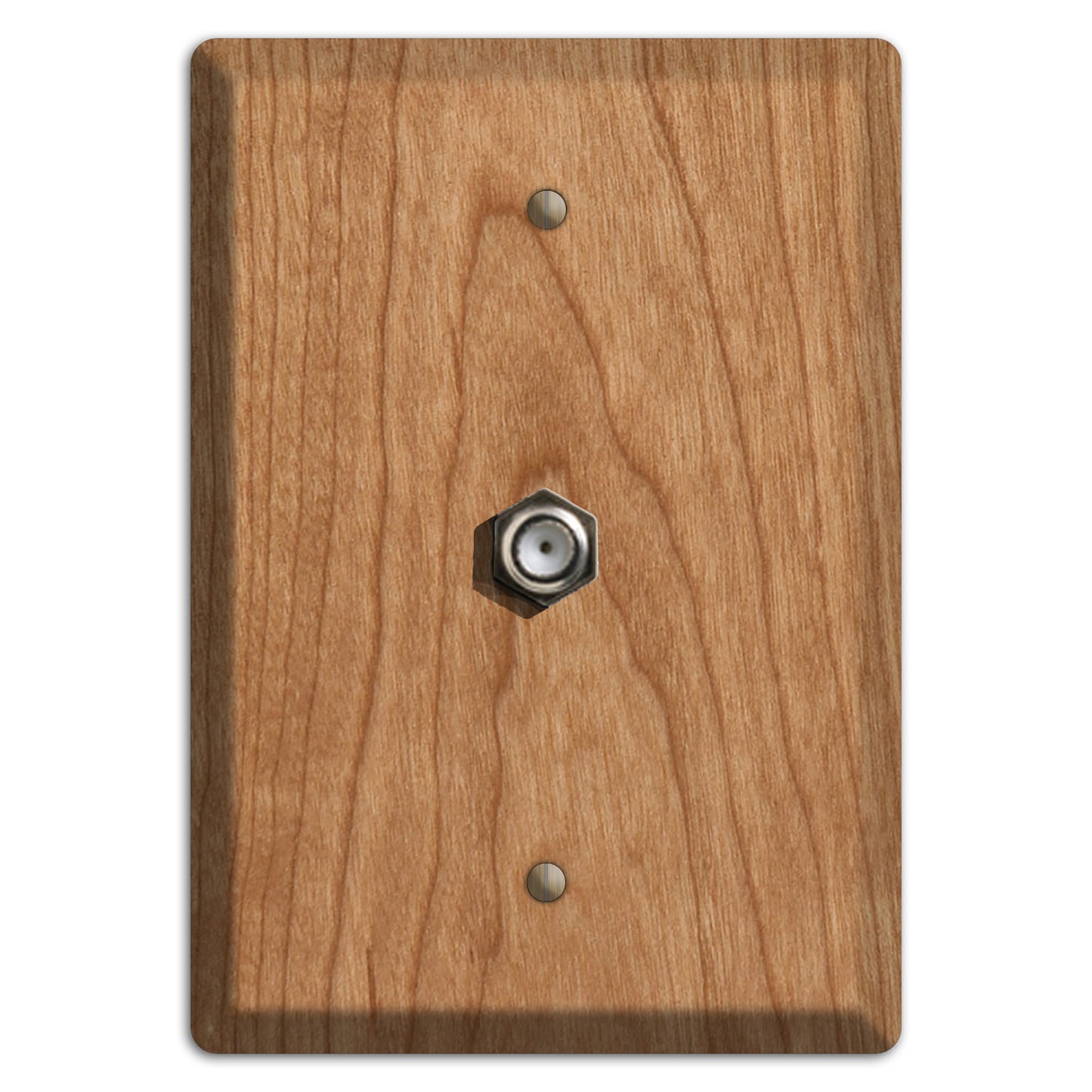 Unfinished Cherry Wood Cable Hardware with Plate