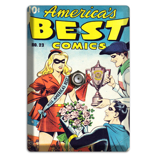 Miss Americas Vintage Comics Cable Wallplate