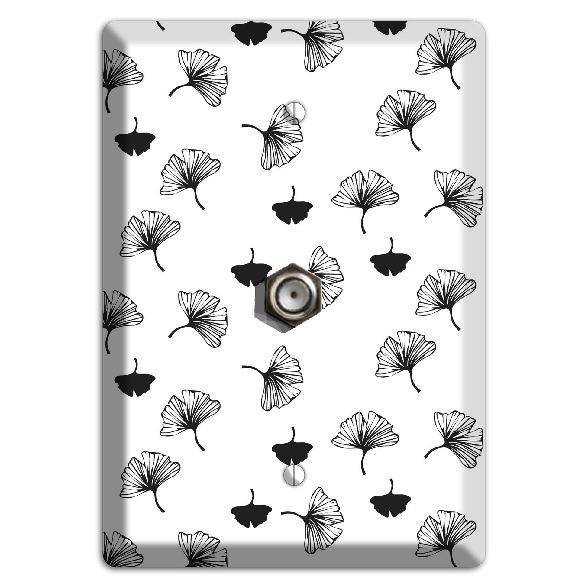 Leaves Style G Cable Wallplate