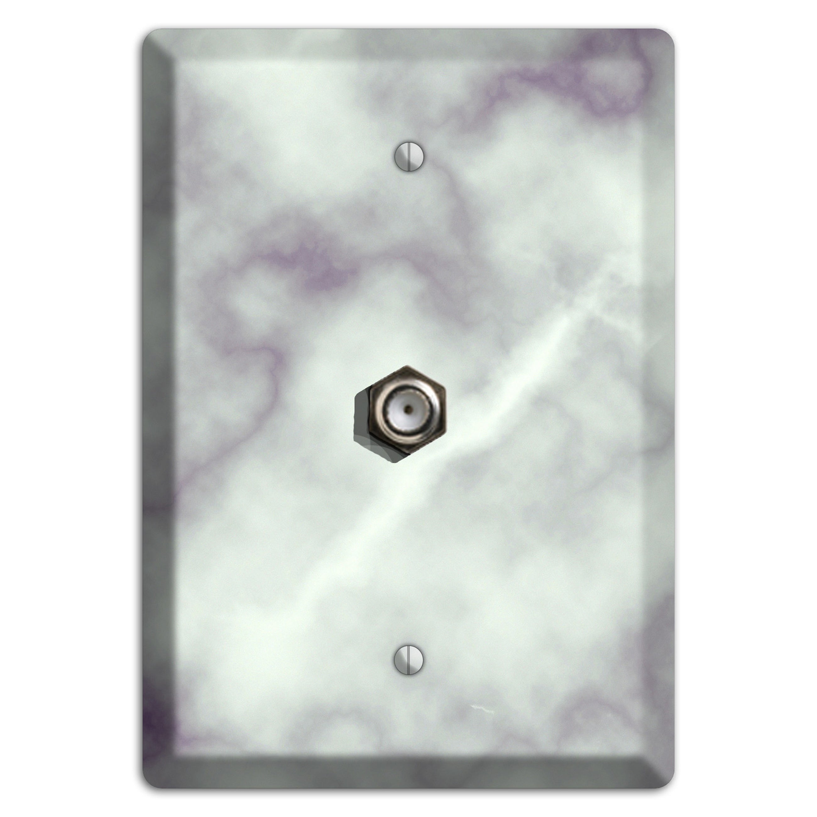 Gray Nurse Marble Cable Wallplate