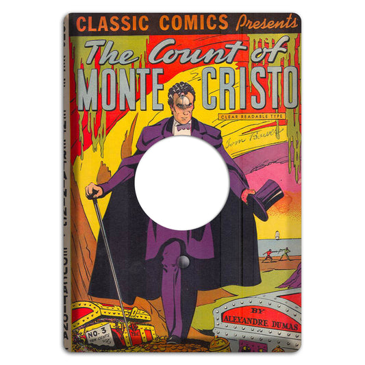 Monte Cristo Vintage Comics Single Receptacle Wallplate