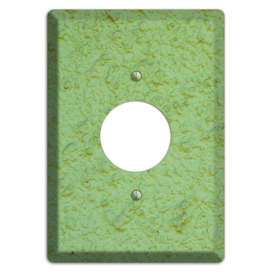 Green Concrete Single Receptacle Wallplate