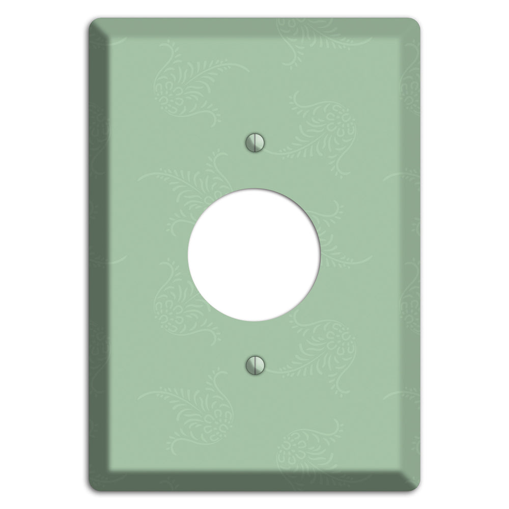 Sage Cartouche Single Receptacle Wallplate