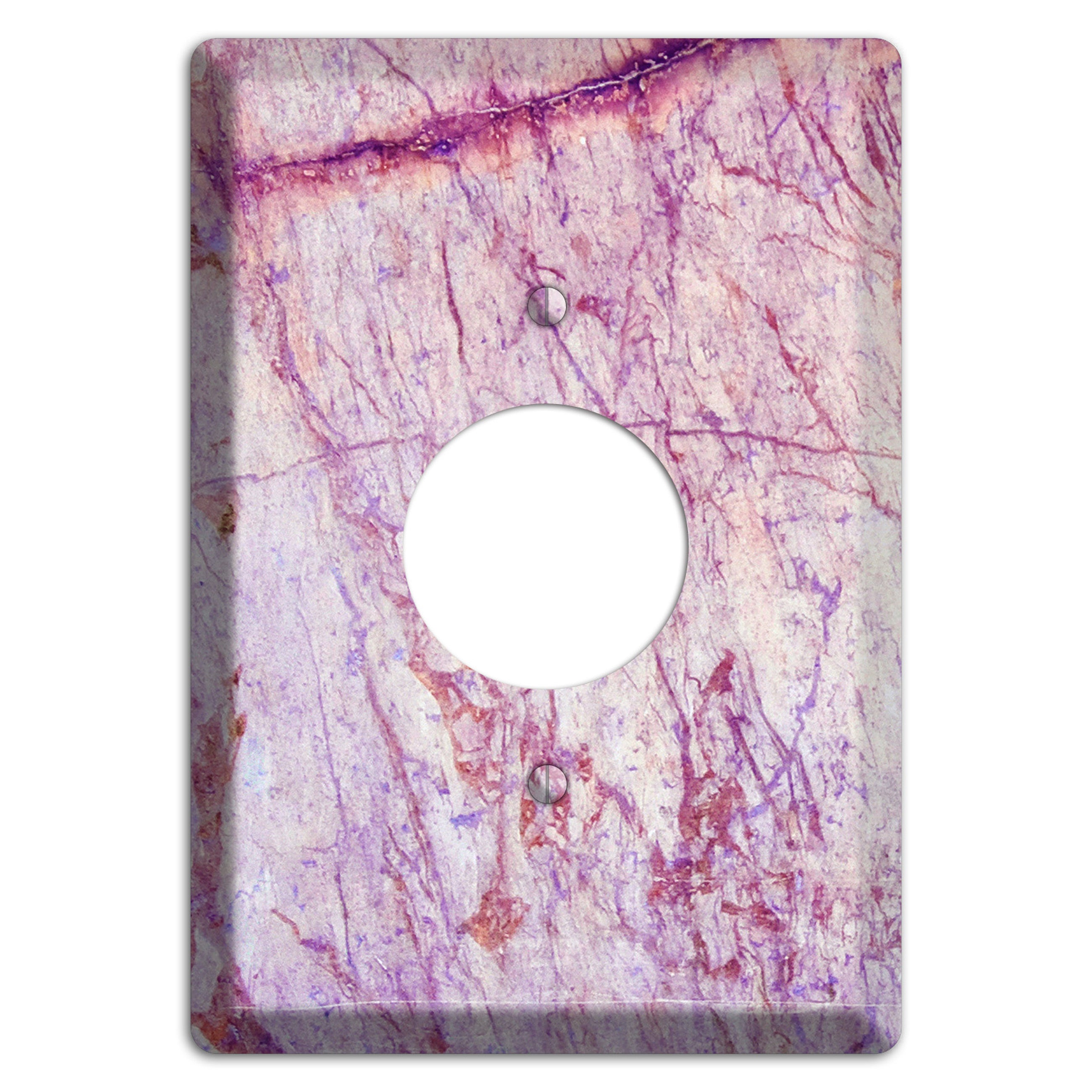 Maverick Marble Single Receptacle Wallplate