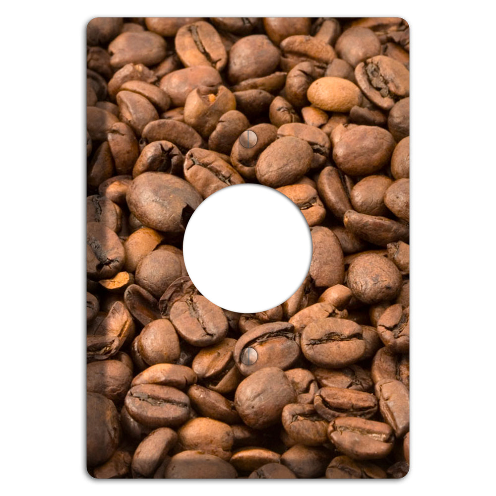 Coffee Single Receptacle Wallplate