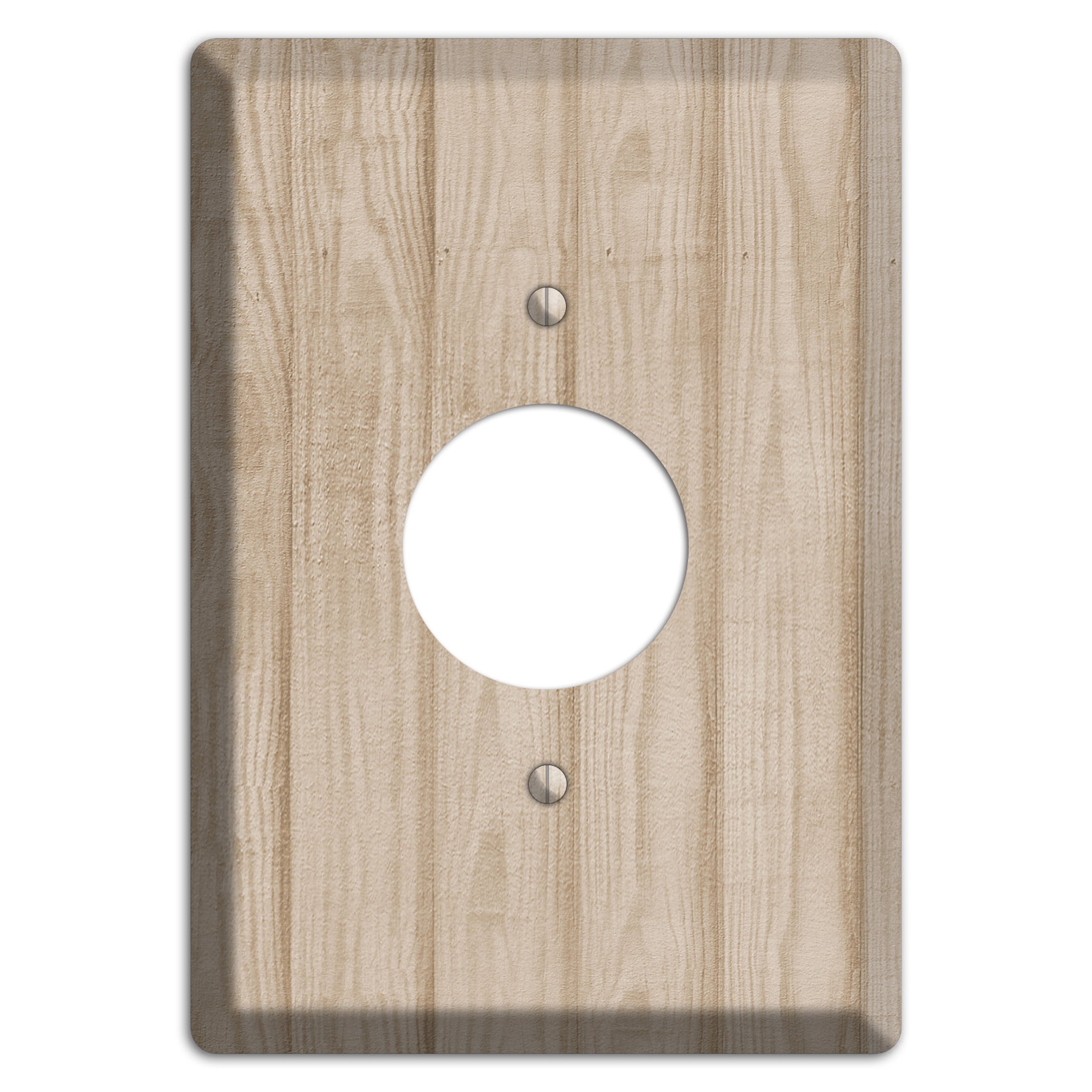 Indian Khaki Neutral Texture Single Receptacle Wallplate