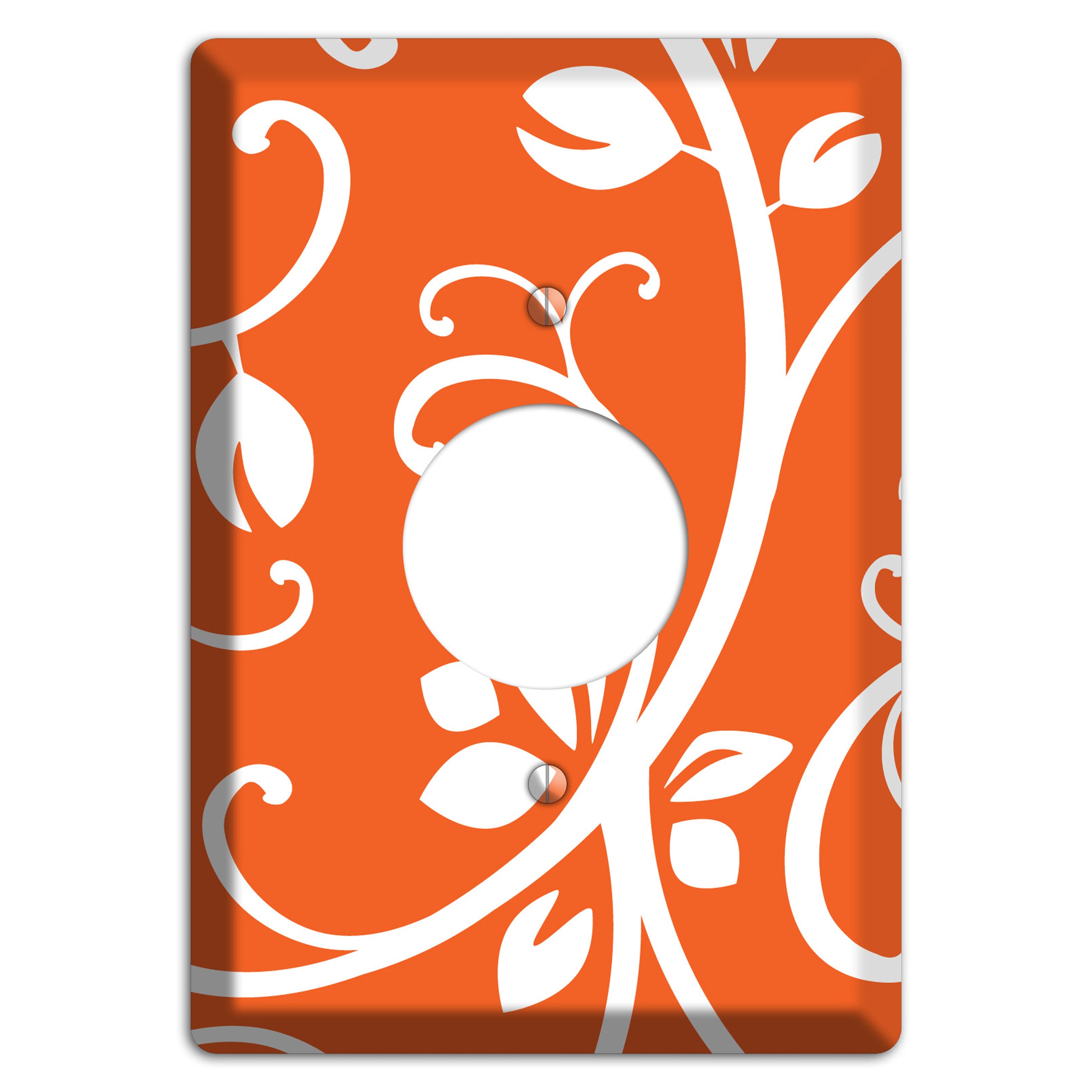 Red Bud Sprig Single Receptacle Wallplate