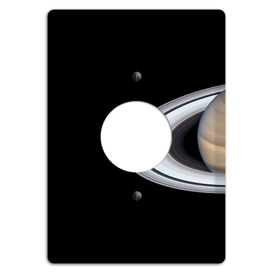 Saturn Single Receptacle Wallplate