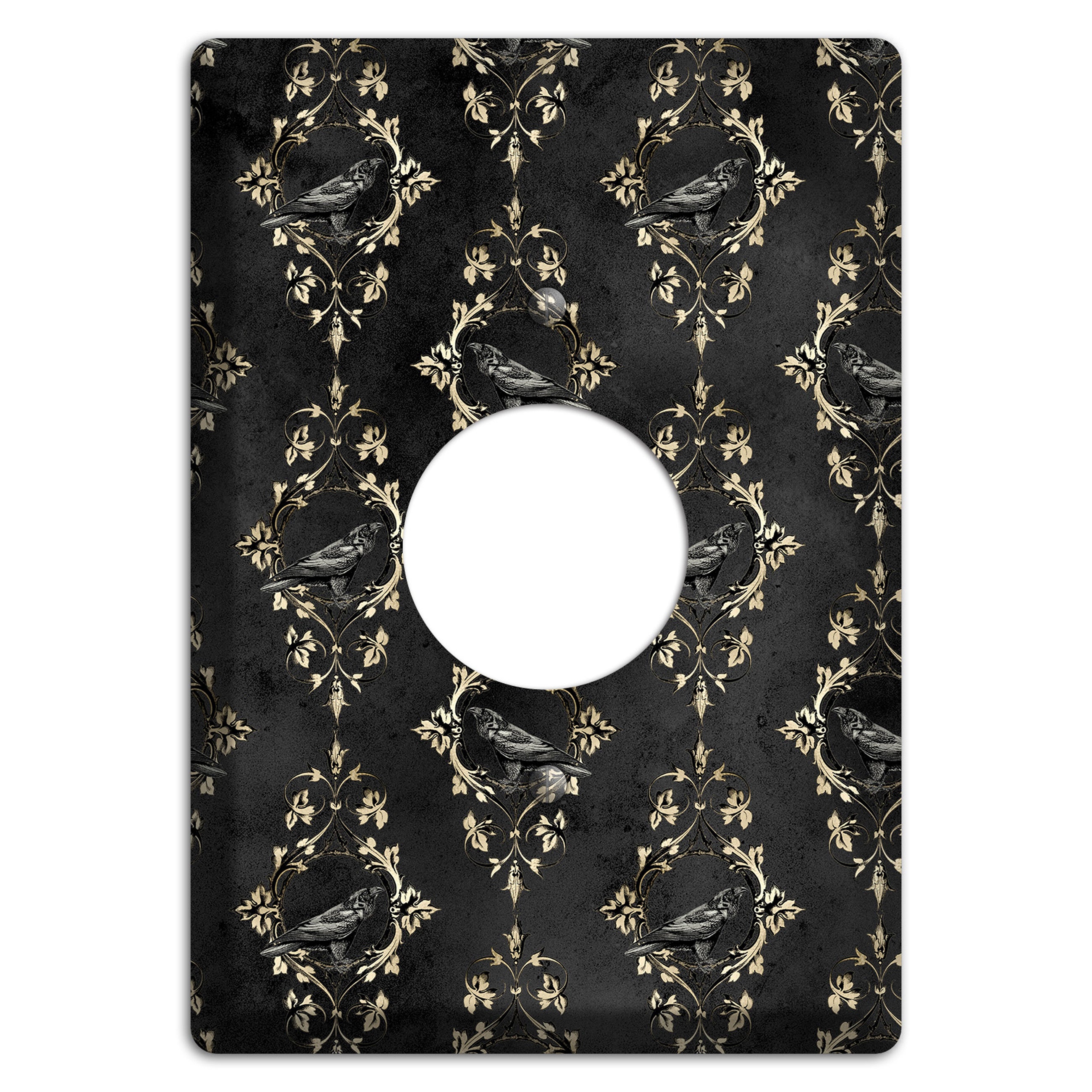 Edgar Allen Poe Raven Single Receptacle Wallplate