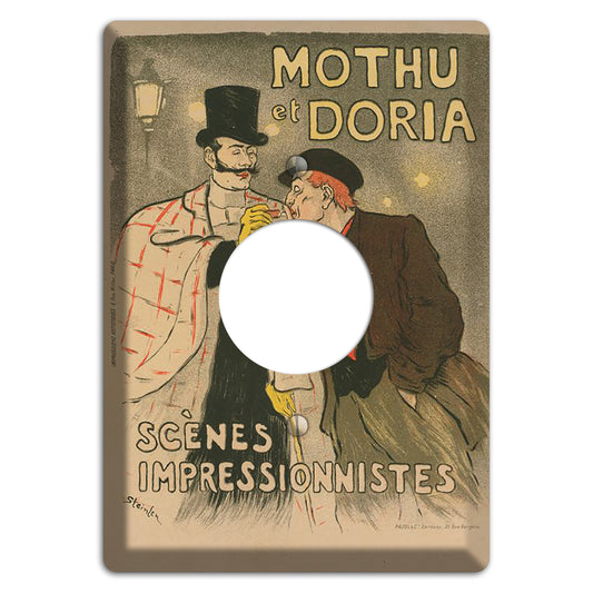 Moutha at Doria Vintage Poster Single Receptacle Wallplate