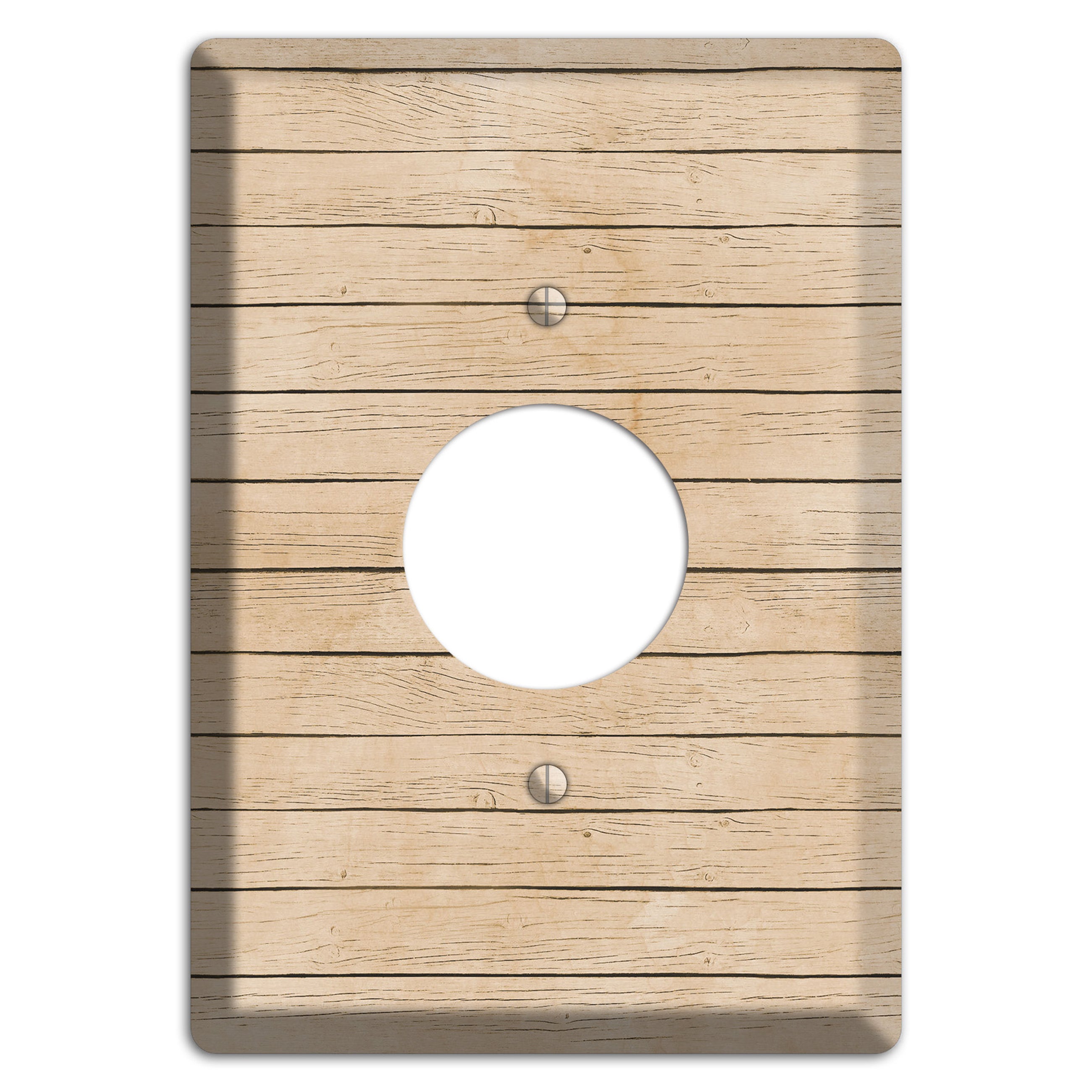 Akaroa Neutral Texture Single Receptacle Wallplate