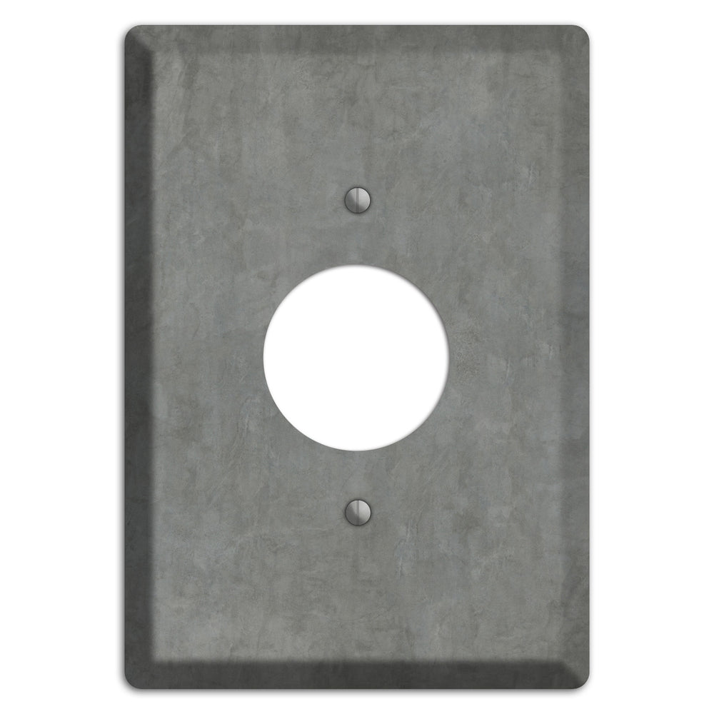 Stucco Grey Single Receptacle Wallplate