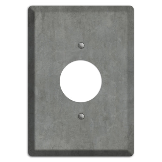 Stucco Grey Single Receptacle Wallplate