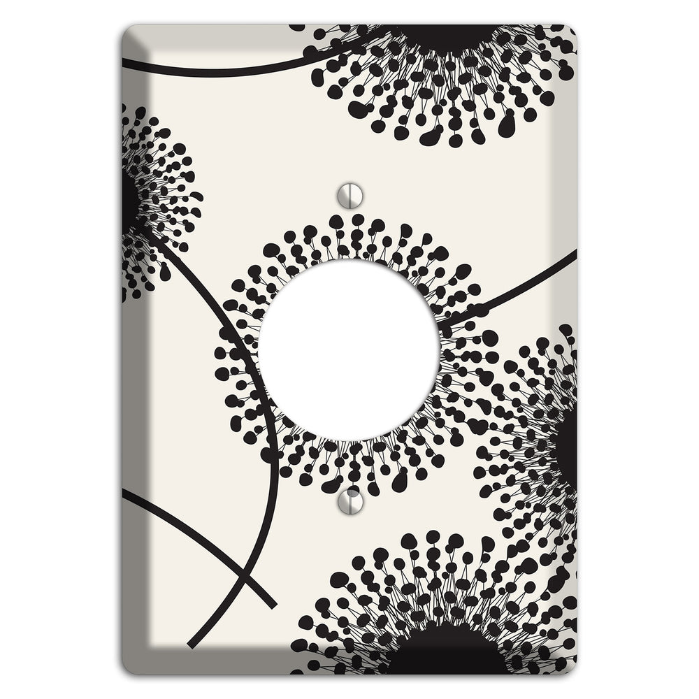 Simple Dandelion Single Receptacle Wallplate