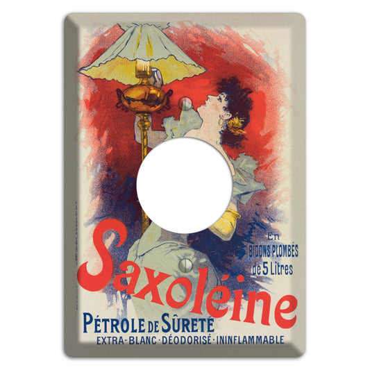 Saxoleine Vintage Poster Single Receptacle Wallplate