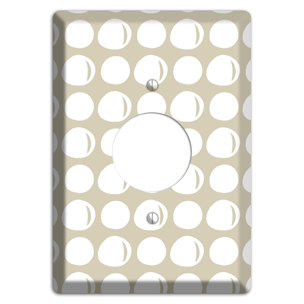 Simple Scandanavian Style KK Single Receptacle Wallplate