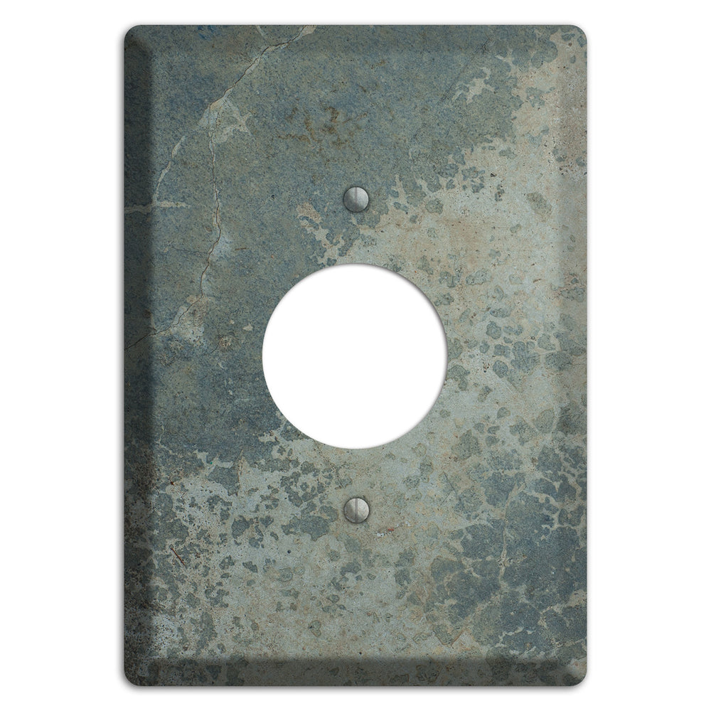 Old Concrete 9 Single Receptacle Wallplate