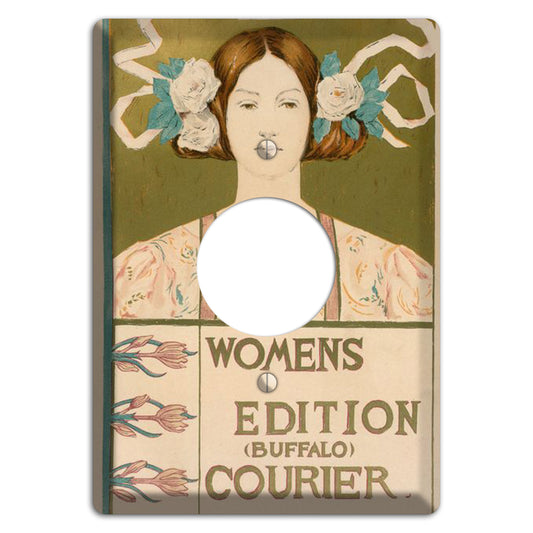 Women's Edition Courier Single Receptacle Wallplate