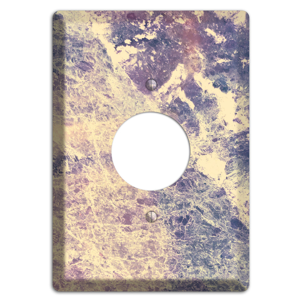 Manatee Marble Single Receptacle Wallplate