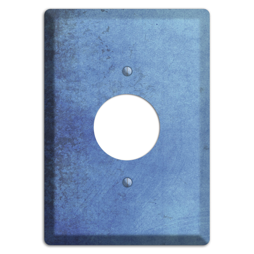 Polo Blue Vintage Grunge Single Receptacle Wallplate