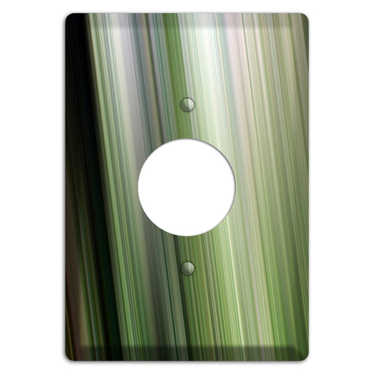 Green Ray of Light 2 Single Receptacle Wallplate