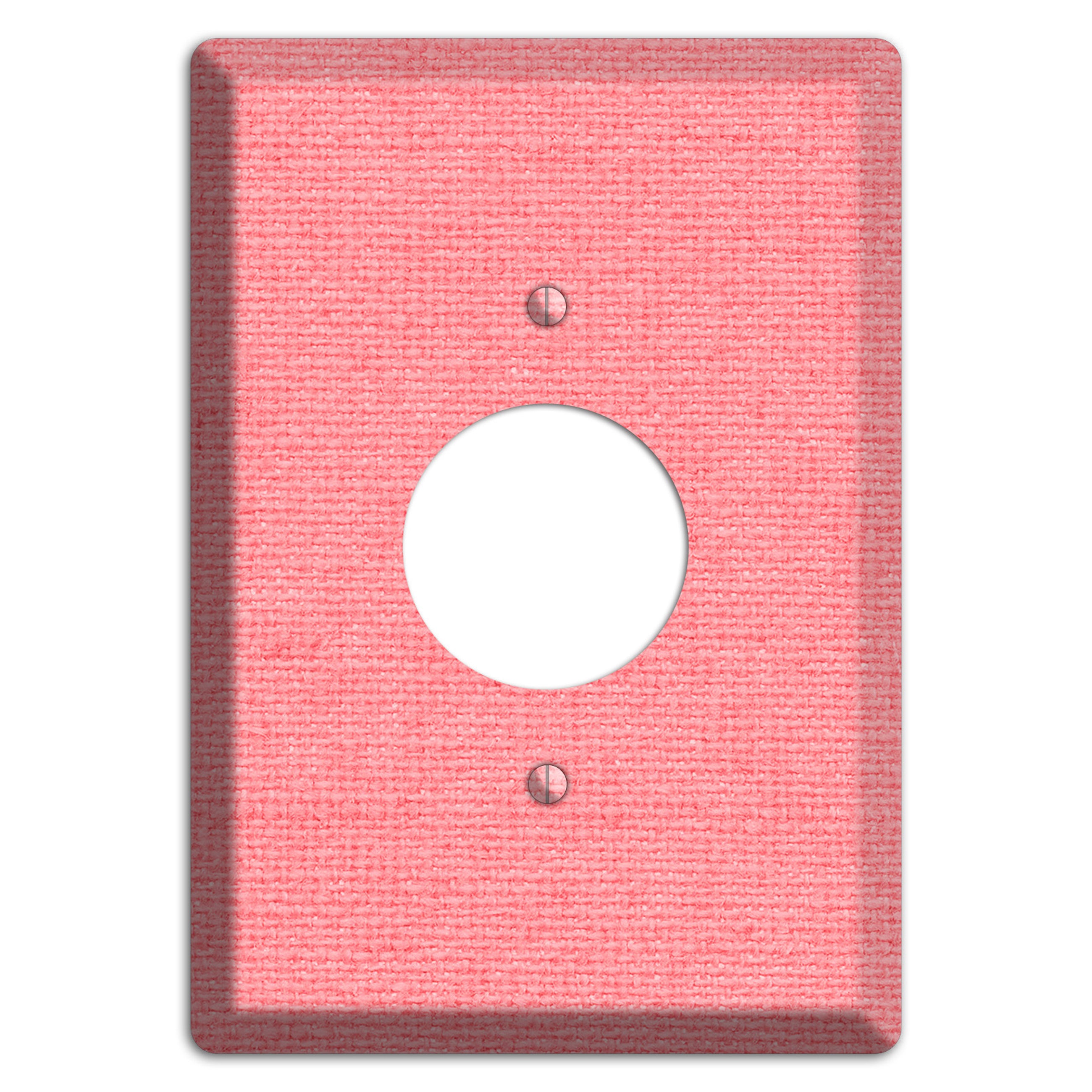 Sweet Pink Soft Coral Single Receptacle Wallplate