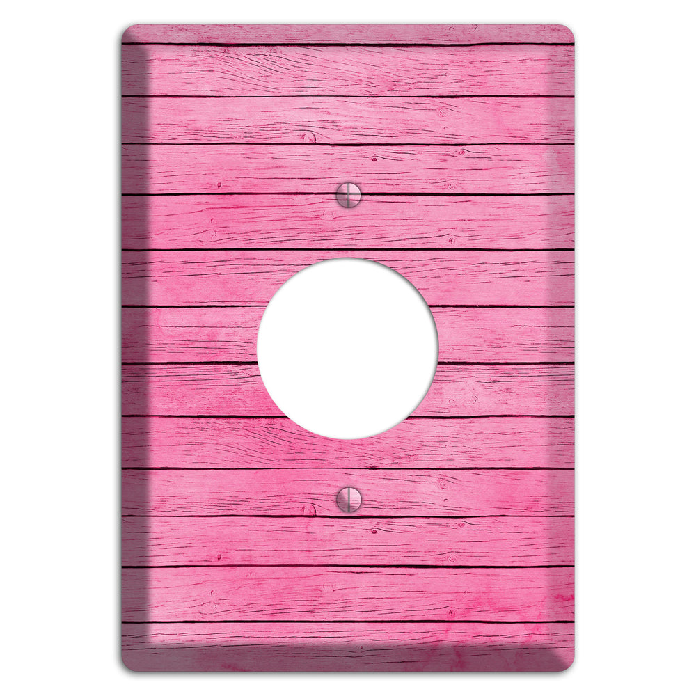Carissma Pink Texture Single Receptacle Wallplate