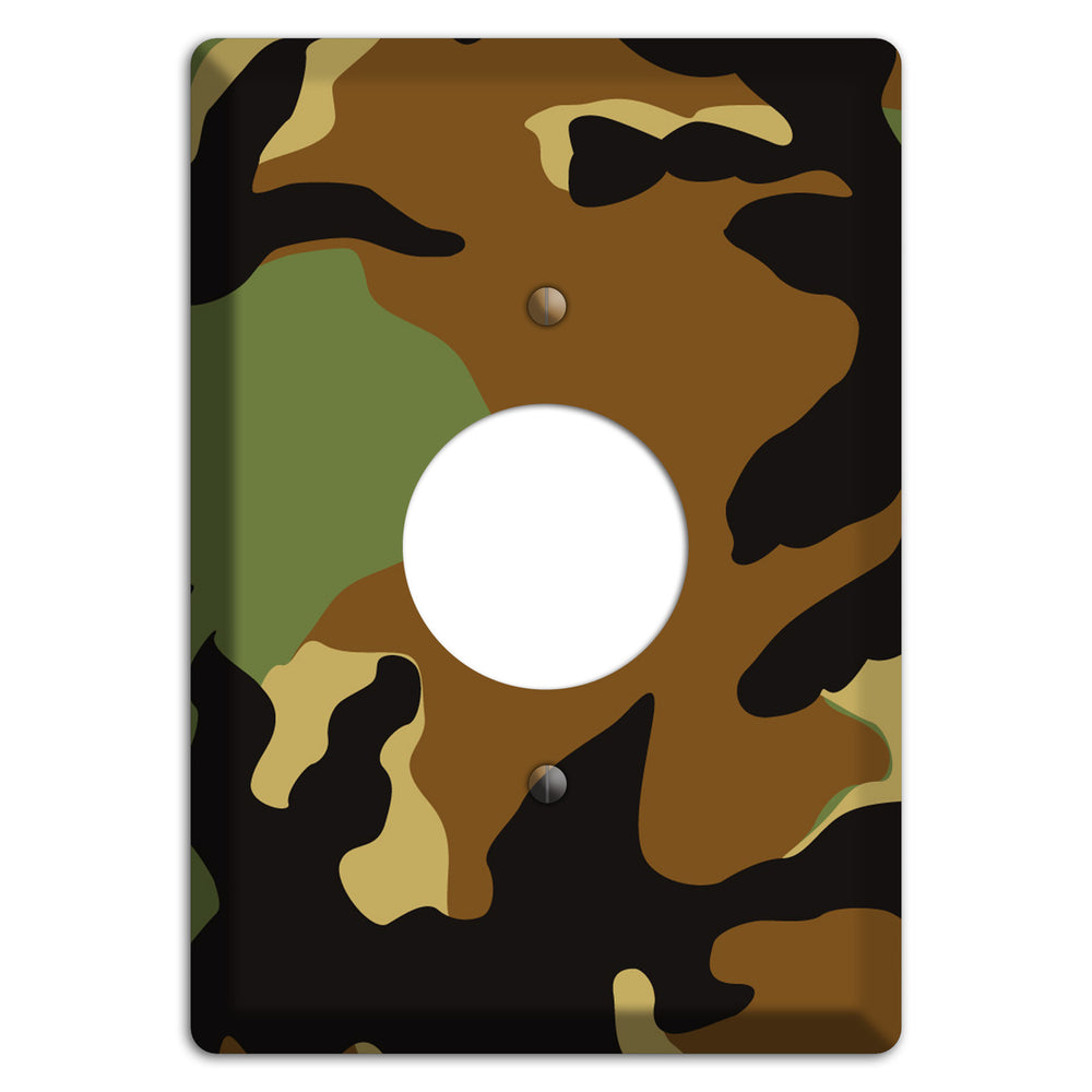 Camoflauge Single Receptacle Wallplate