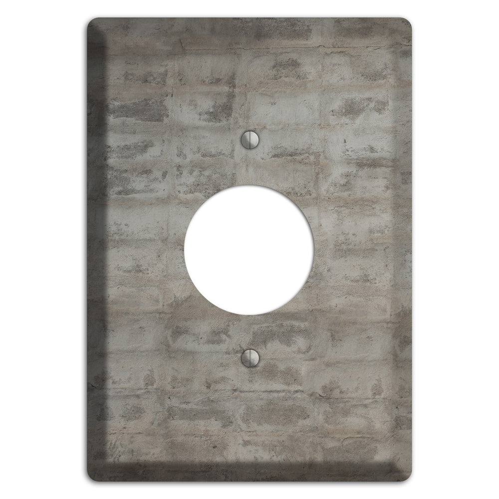 Old Concrete 16 Single Receptacle Wallplate